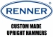 Custom Made German Upright Hammers by Renner