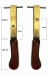 Upright Solid Brass Bechstein Pattern Pedals 
